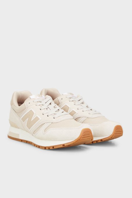 New Balance NB Lifestyle 565 Süet Sneaker Bayan Ayakkabı WL565BVG BEJ - 3