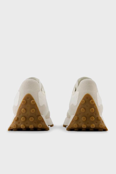 New Balance NB Lifestyle Logolu Sneaker Bayan Ayakkabı WS327NKD BEJ - 4
