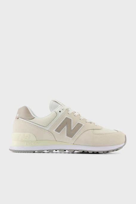 New Balance NB Lifestyle Logolu Sneaker Unisex Ayakkabı U574ESC BEJ - 1