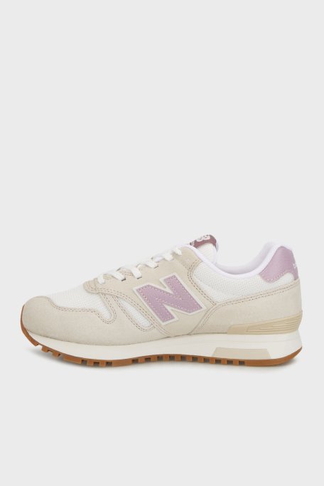 New Balance NB Lifestyle Logolu Süet Sneaker Bayan Ayakkabı WL565LLC BEJ - 3