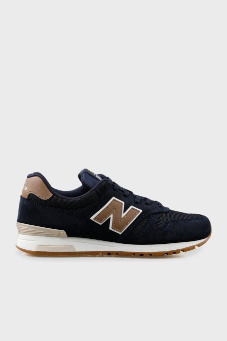 New Balance NB Lifestyle Süet Logolu Sneaker Erkek Ayakkabı ML565NTG LACİVERT - 1