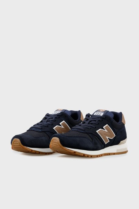 New Balance NB Lifestyle Süet Logolu Sneaker Erkek Ayakkabı ML565NTG LACİVERT - 3