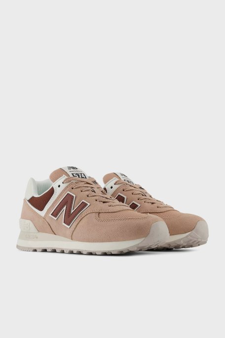 New Balance NB Lifestyle Süet Sneaker Bayan Ayakkabı WL574DO2 BEJ - 2