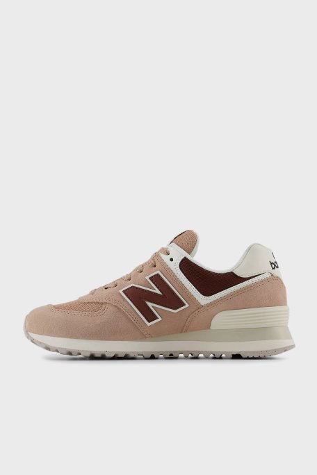 New Balance NB Lifestyle Süet Sneaker Bayan Ayakkabı WL574DO2 BEJ - 3