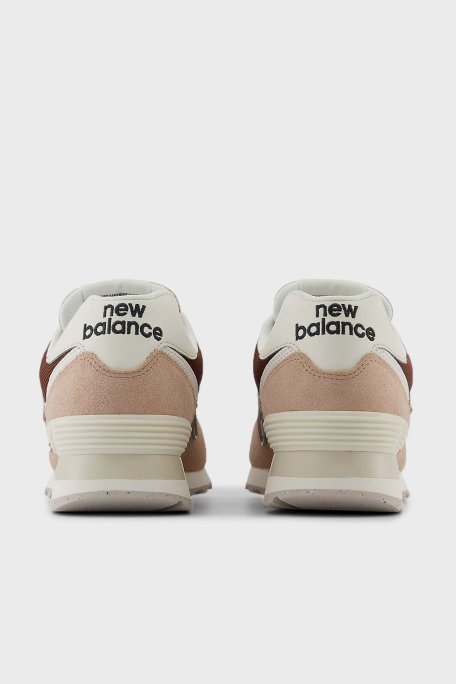 New Balance NB Lifestyle Süet Sneaker Bayan Ayakkabı WL574DO2 BEJ - 5