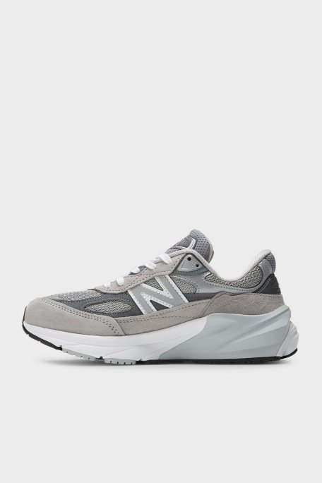 New Balance Süet Detaylı Logolu Sneaker Erkek Ayakkabı M990GL6 GRİ - 2