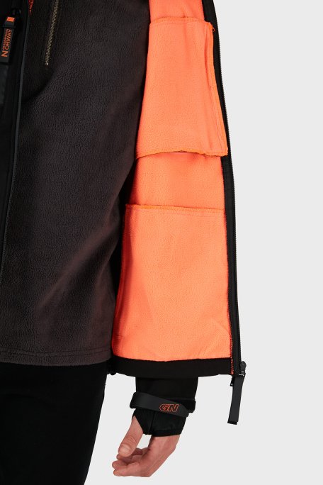 Norway Geographical Çıkarılabilir Kapüşonlu Softshell Outdoor Erkek Mont RICHYWOOD SİYAH - 7