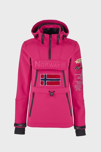 Norway Geographical Kapüşonlu Outdoor Bayan Mont TOPALE FUŞYA - 1