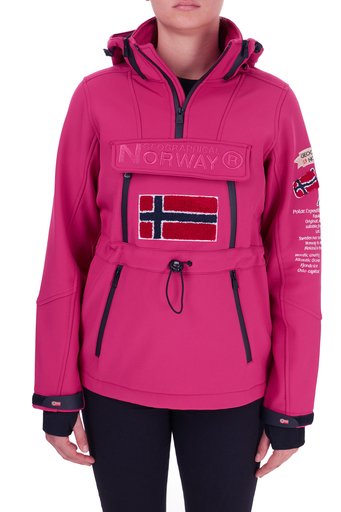 Norway Geographical Kapüşonlu Outdoor Bayan Mont TOPALE FUŞYA - 2