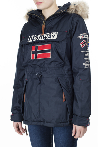 Norway Geographical Kapüşonlu Outdoor Bayan Parka BRIDGET LACİVERT - 3