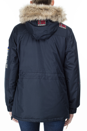 Norway Geographical Kapüşonlu Outdoor Bayan Parka BRIDGET LACİVERT - 5