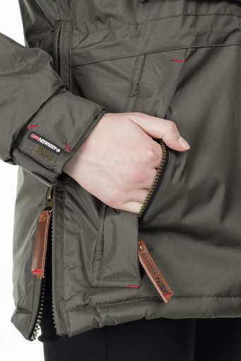 Norway Geographical Kapüşonlu Outdoor Bayan Parka BRIDGET HAKİ - 6