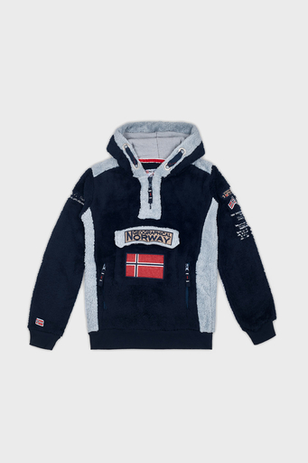Norway Geographical Kapüşonlu Outdoor Polar Çocuk Sweat GYMCLASS B LACİVERT - 1