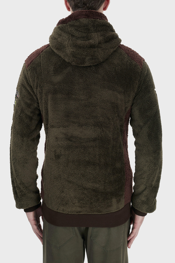 Norway Geographical Kapüşonlu Yarım Fermuarlı Outdoor Polar Erkek Sweat GYMCLASSSHERCO HAKİ - 5