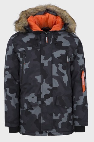 Norway Geographical - Norway Geographical Outdoor Erkek Parka ARNOLDCAMO SİYAH