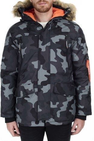 Norway Geographical - Norway Geographical Outdoor Erkek Parka ARNOLDCAMO SİYAH (1)