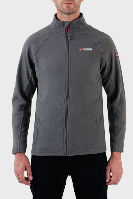 Norway Geographical Yumuşak Dokulu Soğuğa Dayanıklı Outdoor Erkek Polar TUG KOYU GRİ - 1
