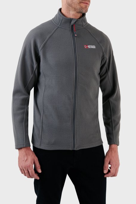 Norway Geographical Yumuşak Dokulu Soğuğa Dayanıklı Outdoor Erkek Polar TUG KOYU GRİ - 4
