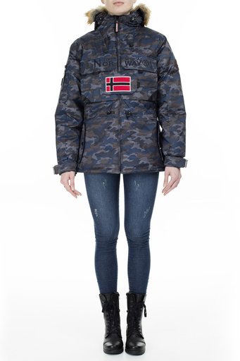 Norway Geographical Outdoor Bayan Parka BELLACIAO LACİVERT - 6