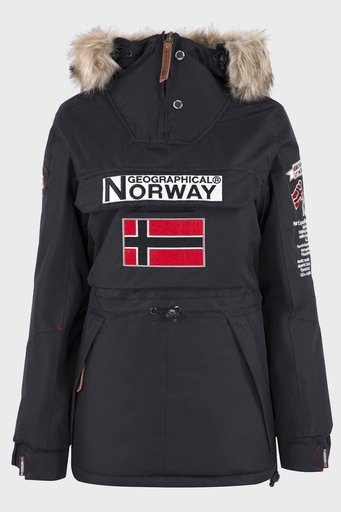 Norway Geographical Outdoor Bayan Parka BOOMERA SİYAH - 1