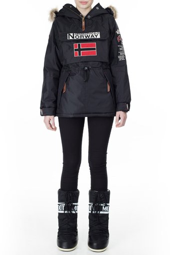 Norway Geographical Outdoor Bayan Parka BOOMERA SİYAH - 6