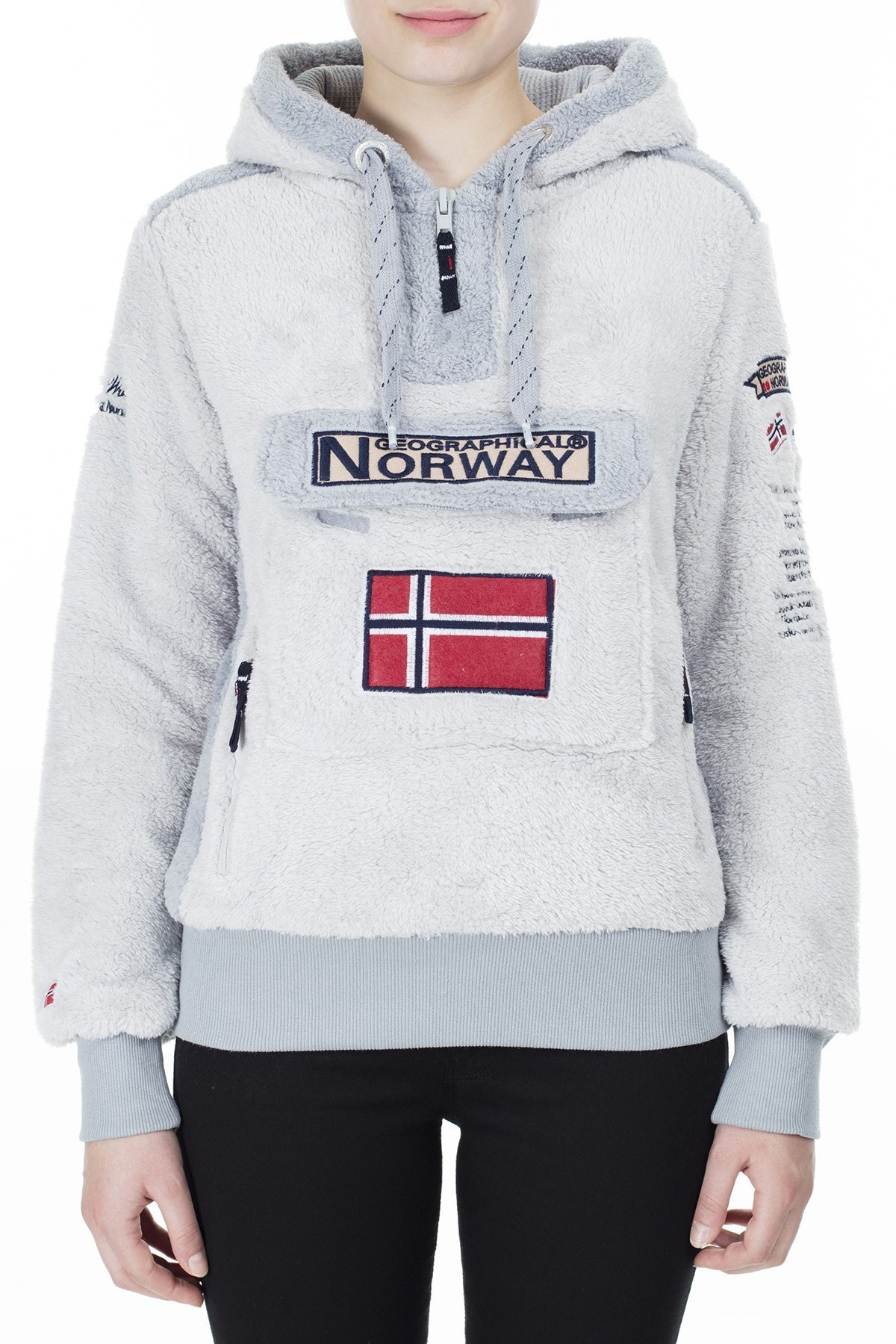 Norway Geographical Outdoor Bayan Sweat GYMCLASS GRİ