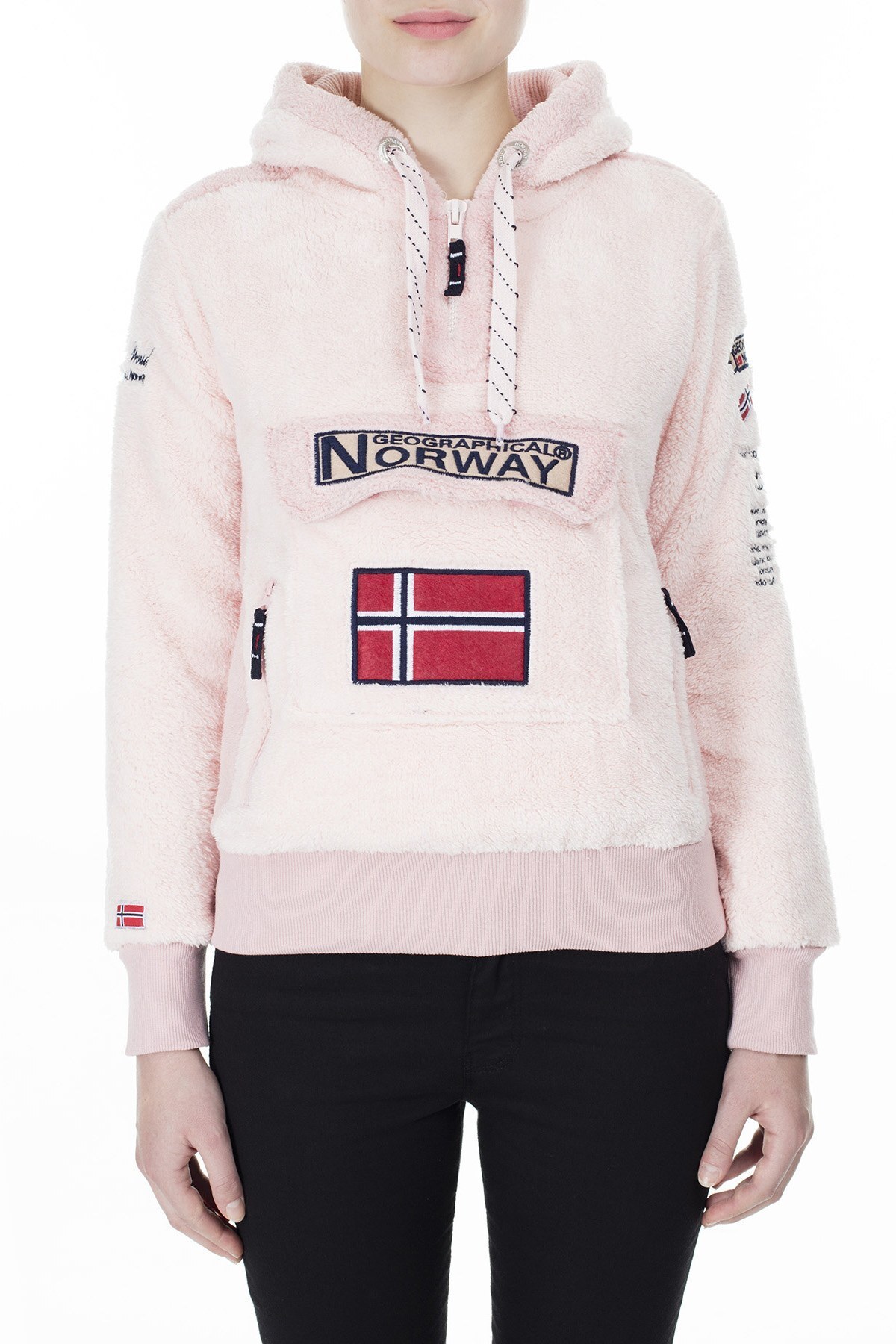 Norway Geographical Outdoor Bayan Sweat GYMCLASS PEMBE