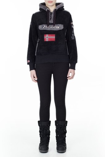 Norway Geographical Outdoor Bayan Sweat GYMCLASS SİYAH - 5