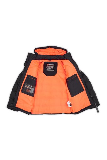 Norway Geographical Su Geçirmez 5000 mm Kapüşonlu Çocuk Parka BEACHWOODB SİYAH - 3