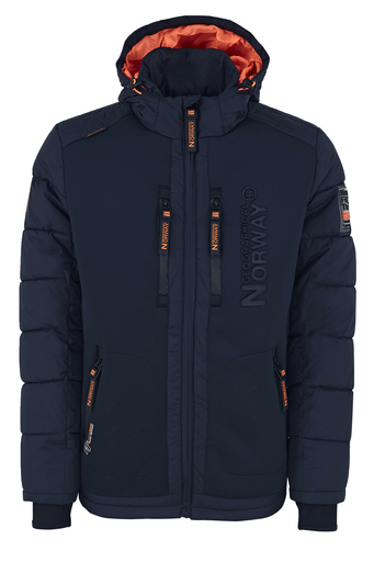 Norway Geographical Su Geçirmez 5000 mm Kapüşonlu Erkek Parka BEACHWOOD LACİVERT - 1