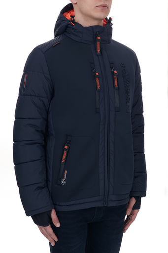 Norway Geographical Su Geçirmez 5000 mm Kapüşonlu Erkek Parka BEACHWOOD LACİVERT - 4