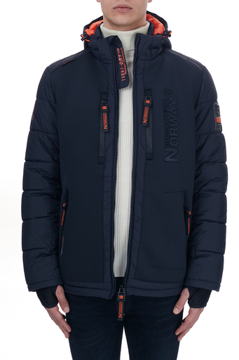 Norway Geographical Su Geçirmez 5000 mm Kapüşonlu Erkek Parka BEACHWOOD LACİVERT - 5