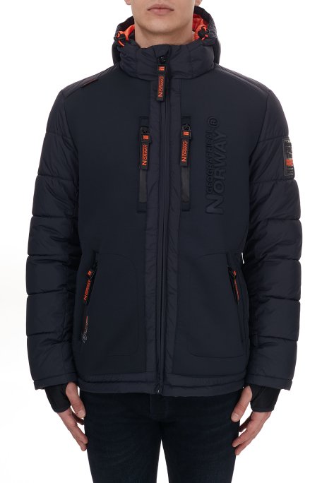 Norway Geographical Su Geçirmez Kapüşonlu Erkek Parka BEACHWOOD LACİVERT - 3