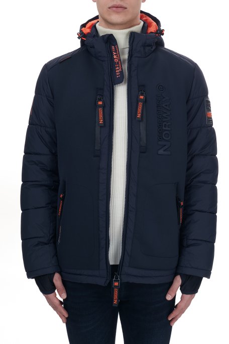 Norway Geographical Su Geçirmez Kapüşonlu Erkek Parka BEACHWOOD LACİVERT - 5