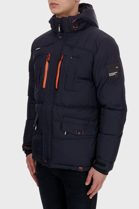 Norway Geographical Su Geçirmez 5000 mm Outdoor Erkek Parka BASILBOLI LACİVERT - 2