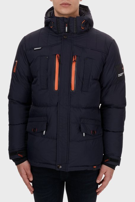 Norway Geographical Su Geçirmez 5000 mm Outdoor Erkek Parka BASILBOLI LACİVERT - 3