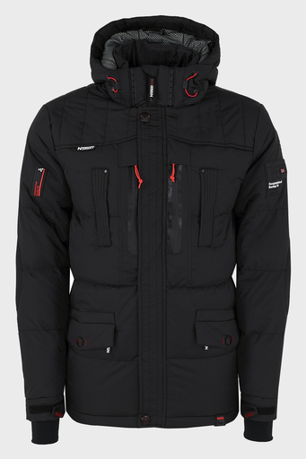 Norway Geographical Su Geçirmez 5000 mm Outdoor Erkek Parka BASILBOLI SİYAH - 1