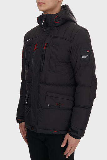 Norway Geographical Su Geçirmez 5000 mm Outdoor Erkek Parka BASILBOLI SİYAH - 3