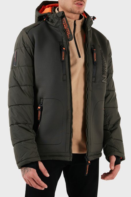 Norway Geographical Su Geçirmez Kapüşonlu Erkek Parka BEACHWOOD HAKİ - 2