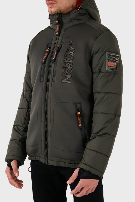 Norway Geographical Su Geçirmez Kapüşonlu Erkek Parka BEACHWOOD HAKİ - 4