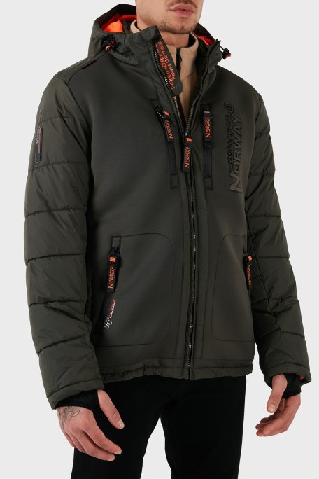 Norway Geographical Su Geçirmez Kapüşonlu Erkek Parka BEACHWOOD HAKİ - 5