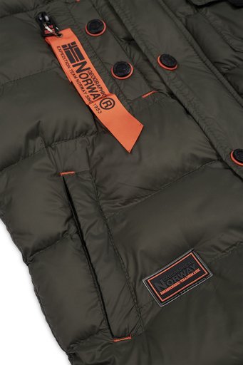 Norway Geographical Suya Dayanıklı Outdoor Çocuk Mont CITERNIERB HAKİ - 4