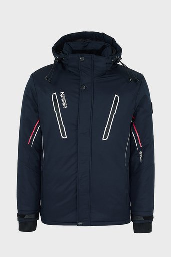Norway Geographical Suya Dayanıklı Outdoor Erkek Parka ALAIN LACİVERT - 1