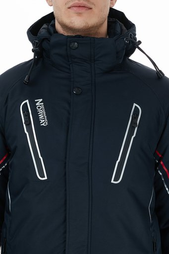 Norway Geographical Suya Dayanıklı Outdoor Erkek Parka ALAIN LACİVERT - 6