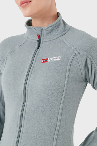 Norway Geographical Yumuşak Dokulu Soğuğa Dayanıklı Outdoor Bayan Polar TUG K GRİ - 5