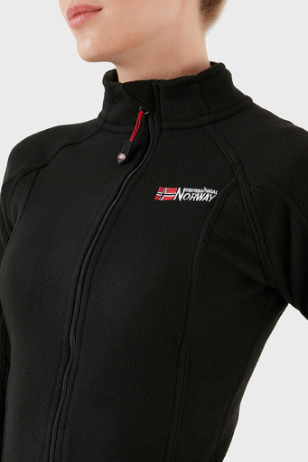 Norway Geographical Yumuşak Dokulu Soğuğa Dayanıklı Outdoor Bayan Polar TUG K SİYAH - 5