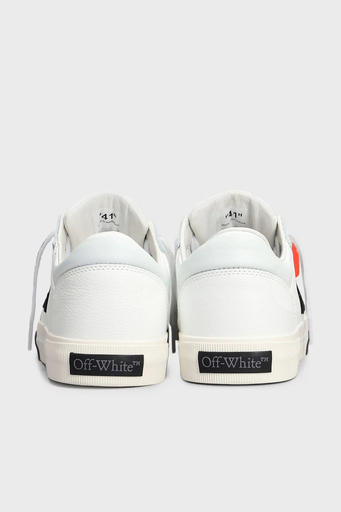 Off-White Deri Ok Tasarımlı Sneaker Erkek Ayakkabı OMIA293C99LEA002 0110 BEYAZ-SİYAH - 5