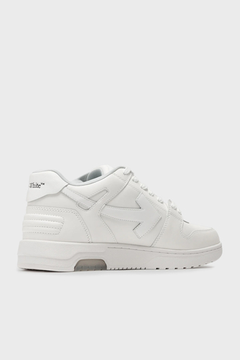 Off-White Deri Yazı Baskılı Sneaker Erkek Ayakkabı OMIA189C99LEA01A 0110 BEYAZ - 4