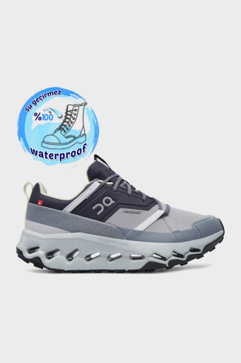 On Running Logolu Su Geçirmez Sneaker Bayan Ayakkabı 3WE10021427 GRİ - 7