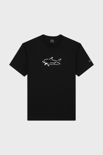 Paul & Shark % 100 Pamuk Regular Fit Bisiklet Yaka Erkek T Shirt 23411198 011 SİYAH - 8